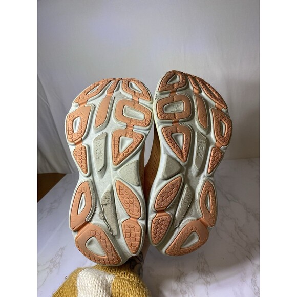Hoka One One Bondi 8 Womens 8 B Shoes Orange Running Sneaker 1127952 SCPP - Picture 4 of 8